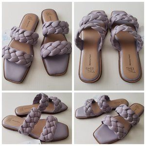 Sz 7 - Gorgeous Trendy Lavender Sandals